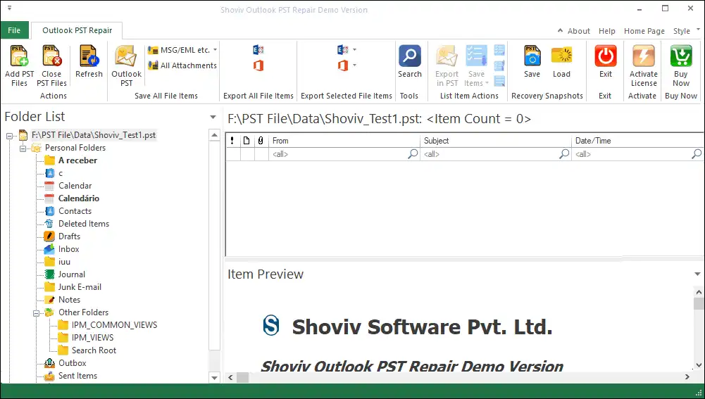 Shoviv Outlook PST Repair Tool media 2