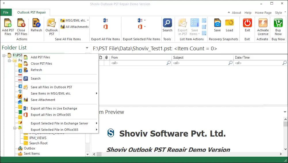 Shoviv Outlook PST Repair Tool media 3